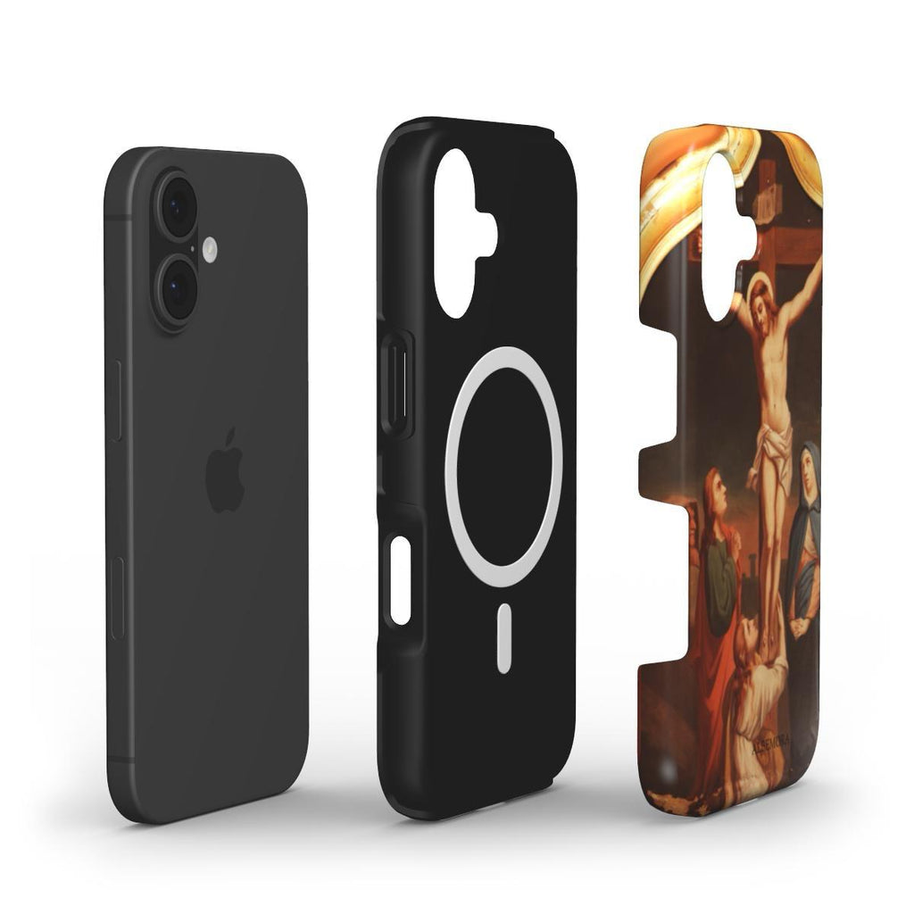 Cover rinforzata con carica batterie Crocifissione