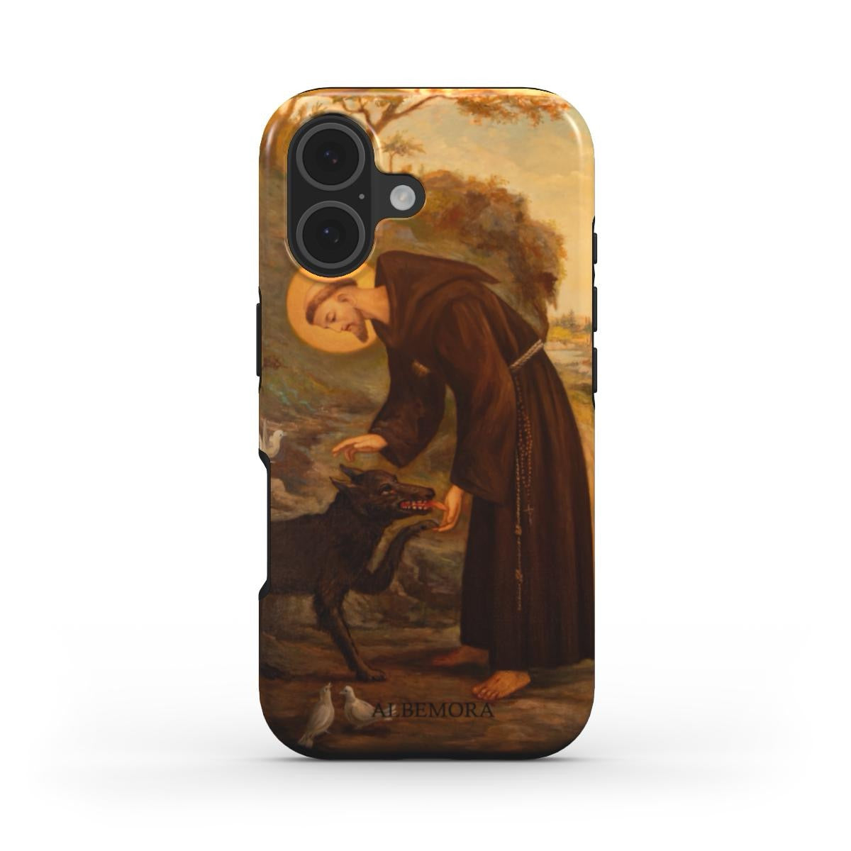 Cover rinforzata San Francesco e il lupo